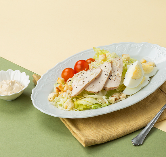 Цезарь с курицей