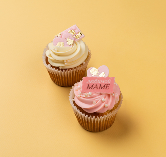 Набор творожных капкейков 'День матери'