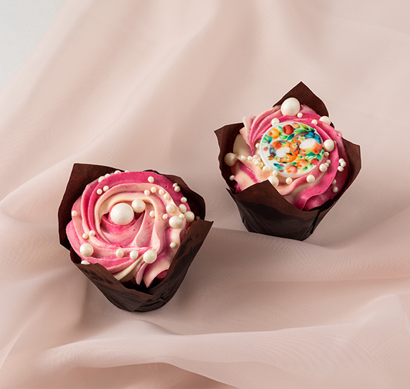 Набор капкейков к 8 Марта (2 шт.)