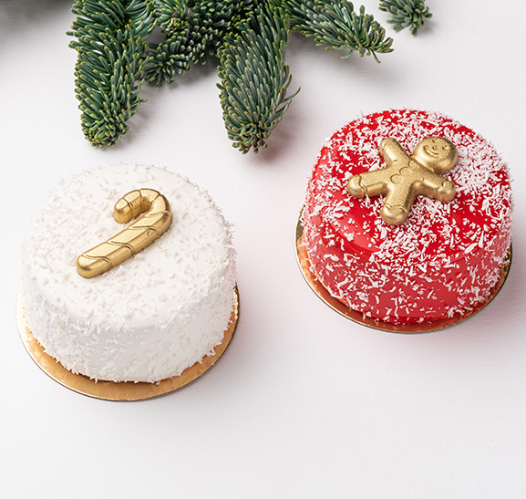 Рождественский набор пирожных