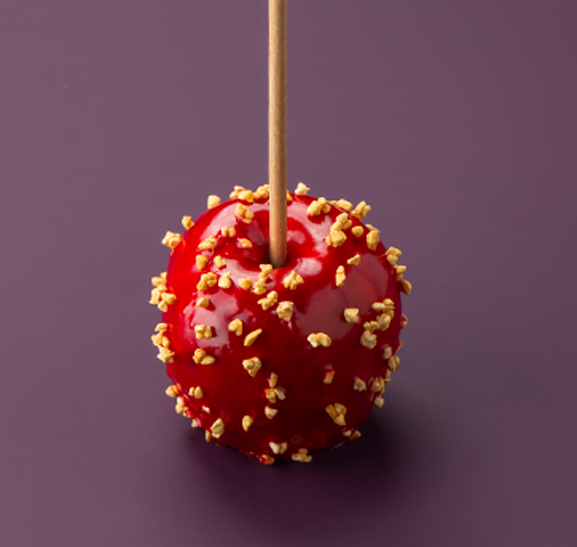 Яблоко в карамели