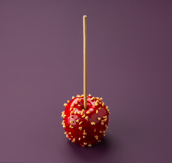 Яблоко в карамели